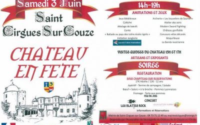 Samedi 3 juin 2017 – Fête du château