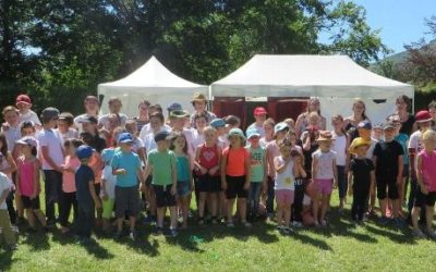 Écoles en fête dans le parc du château